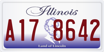 IL license plate A178642