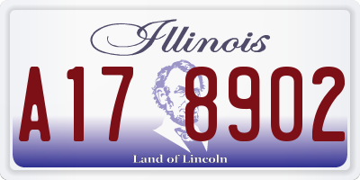 IL license plate A178902