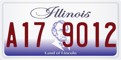 IL license plate A179012