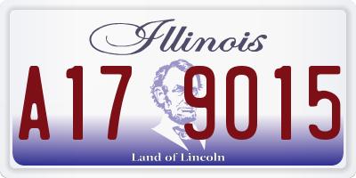 IL license plate A179015