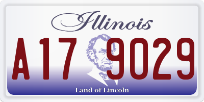 IL license plate A179029