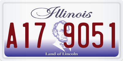 IL license plate A179051