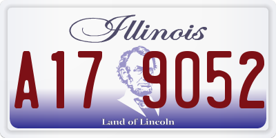 IL license plate A179052