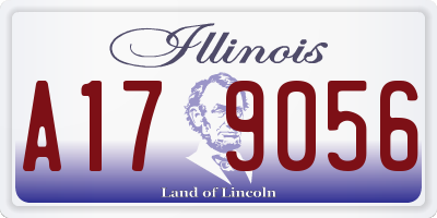 IL license plate A179056