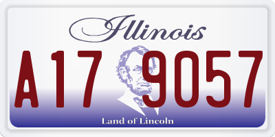 IL license plate A179057