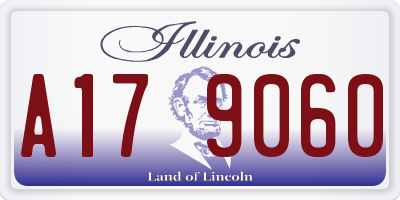 IL license plate A179060