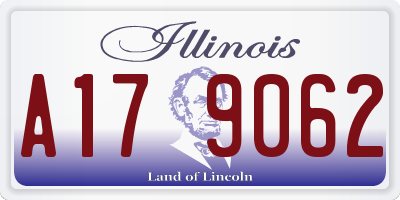 IL license plate A179062