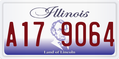 IL license plate A179064