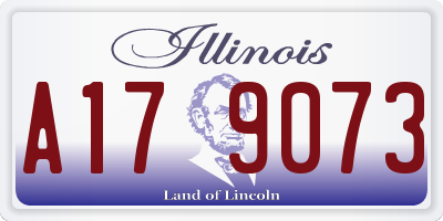 IL license plate A179073