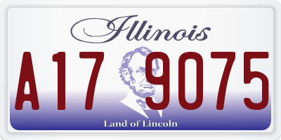 IL license plate A179075