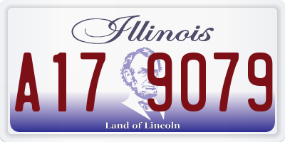 IL license plate A179079