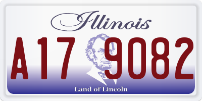 IL license plate A179082