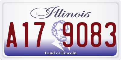 IL license plate A179083