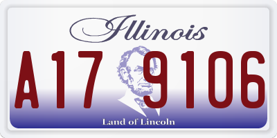 IL license plate A179106
