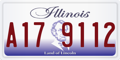 IL license plate A179112