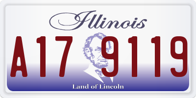IL license plate A179119