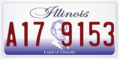 IL license plate A179153