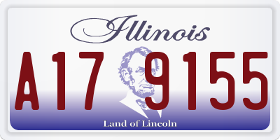 IL license plate A179155