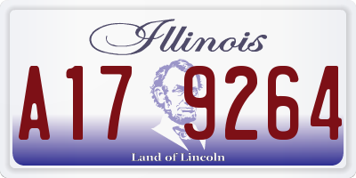 IL license plate A179264