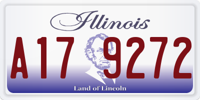 IL license plate A179272