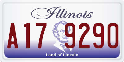 IL license plate A179290