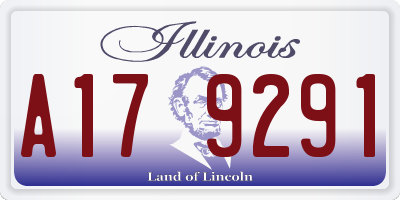 IL license plate A179291