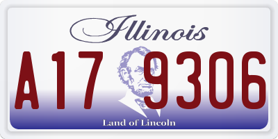 IL license plate A179306