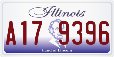 IL license plate A179396