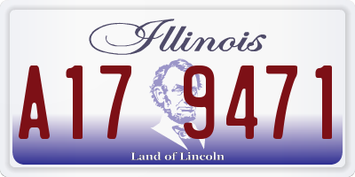 IL license plate A179471