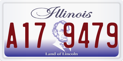 IL license plate A179479