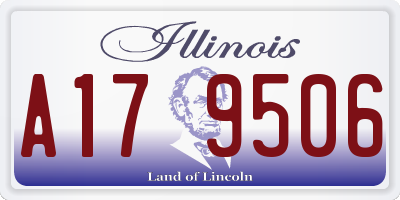 IL license plate A179506