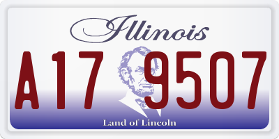 IL license plate A179507