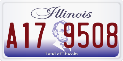 IL license plate A179508