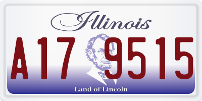 IL license plate A179515