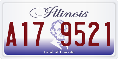 IL license plate A179521