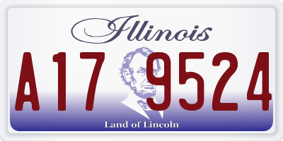 IL license plate A179524