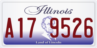 IL license plate A179526