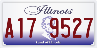 IL license plate A179527