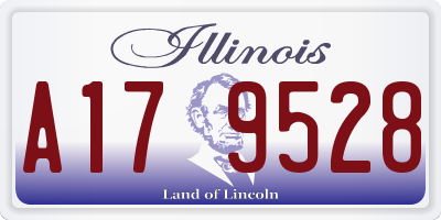 IL license plate A179528