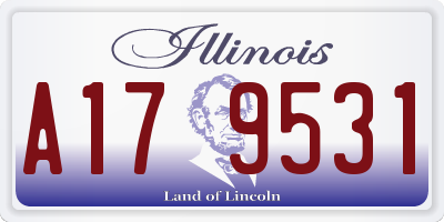 IL license plate A179531