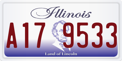 IL license plate A179533