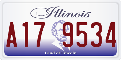 IL license plate A179534