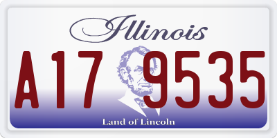 IL license plate A179535