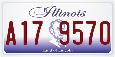 IL license plate A179570