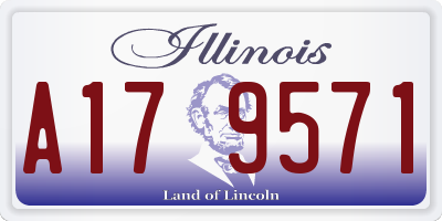 IL license plate A179571
