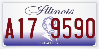 IL license plate A179590
