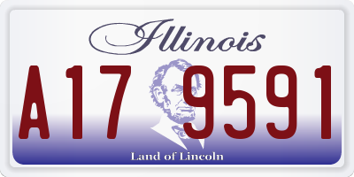 IL license plate A179591