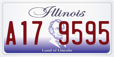 IL license plate A179595