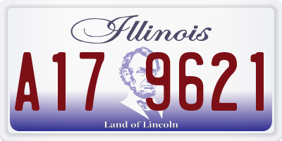 IL license plate A179621