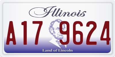 IL license plate A179624